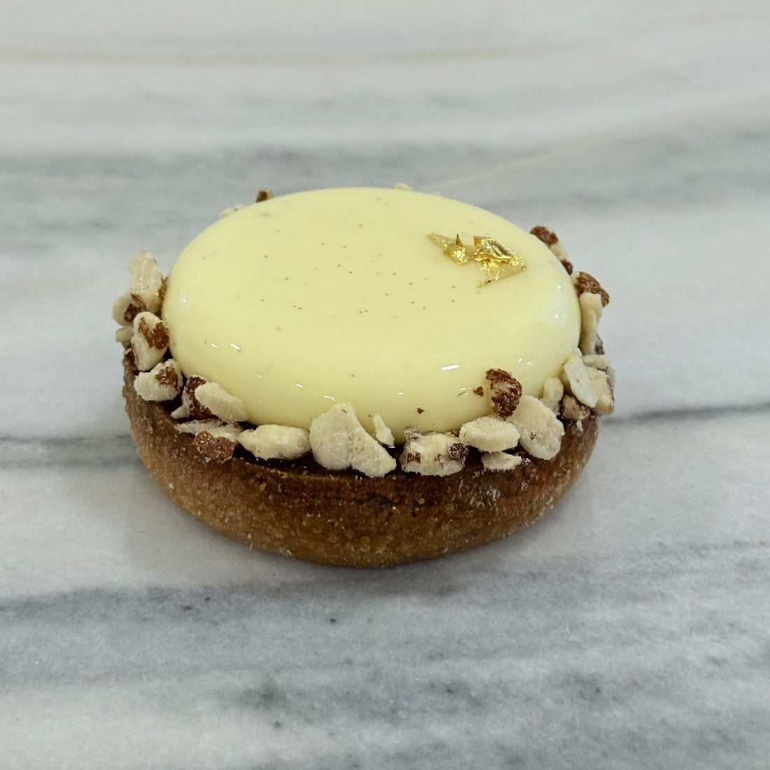 Tartelette poire, vanille et amande