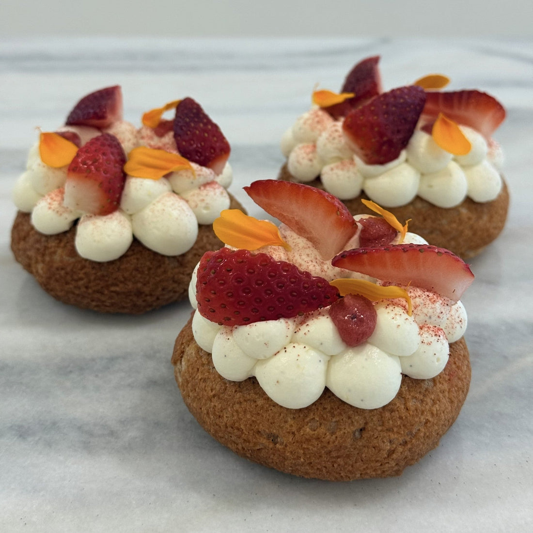 Paris-Brest fraise et citron
