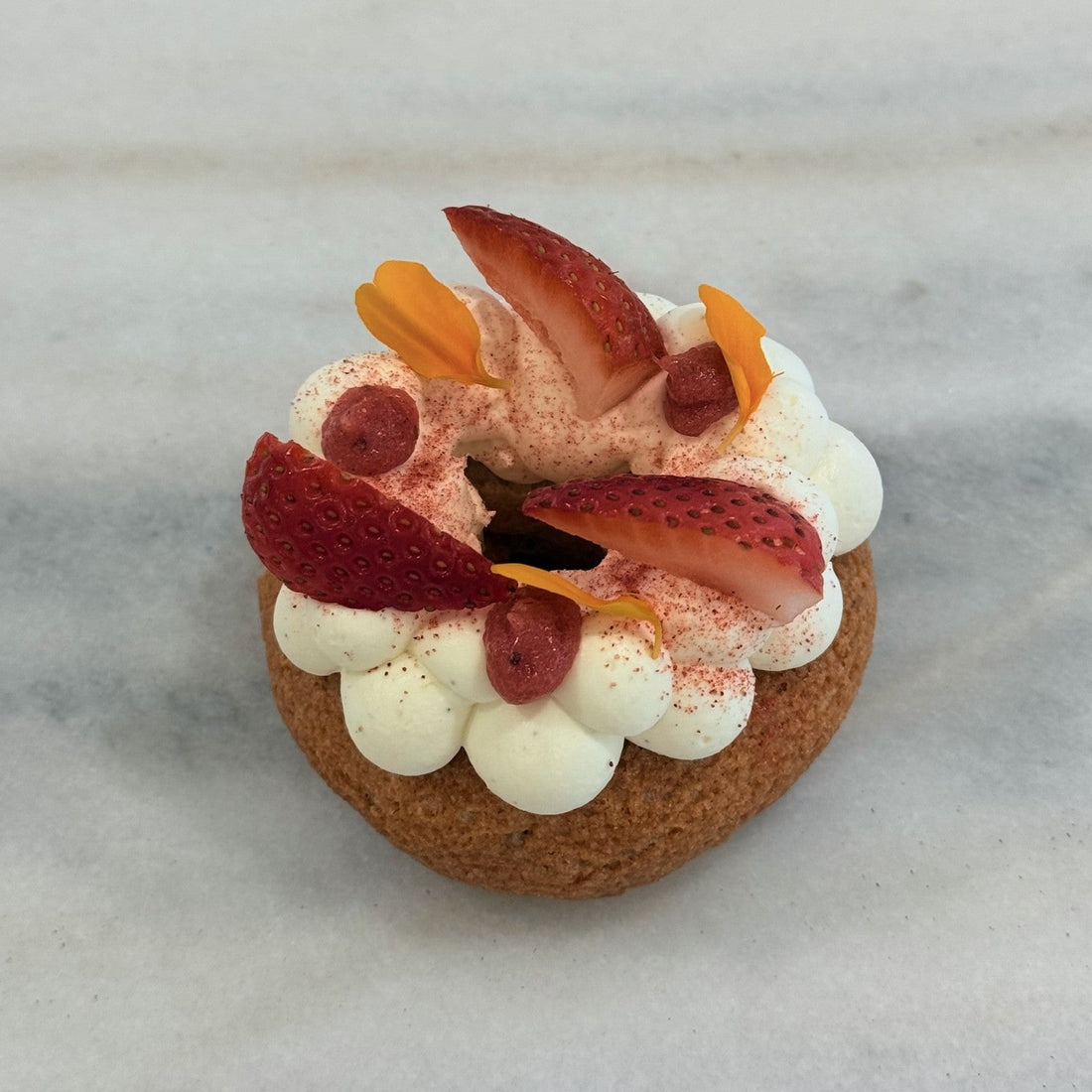 Paris-Brest fraise et citron