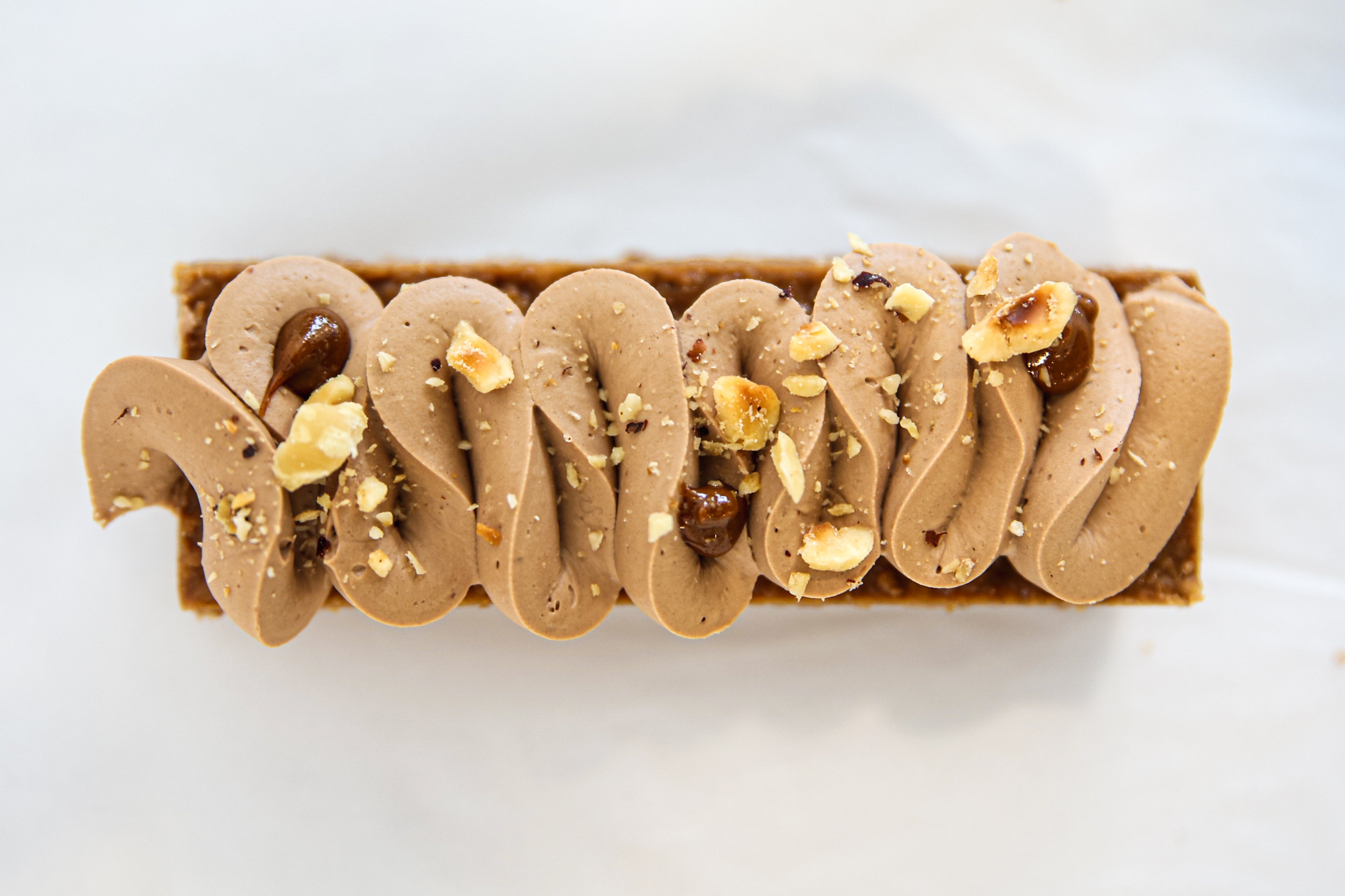 Dacquoise choco, café et noisette