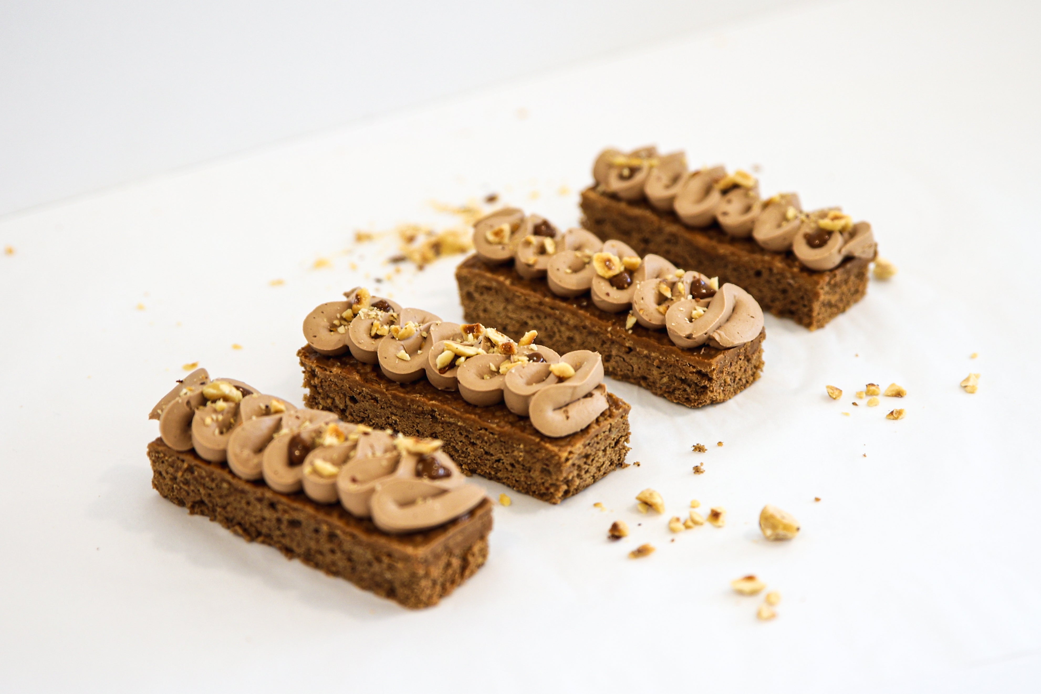 Dacquoise choco, café et noisette