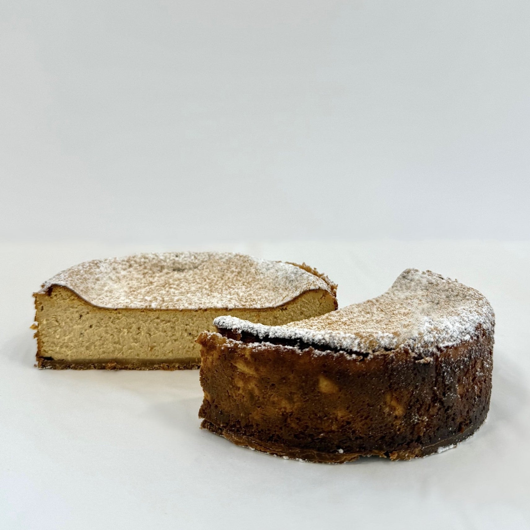 Pumpkin basque cheesecake