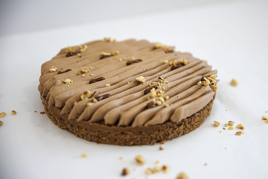 Dacquoise choco, café et noisette